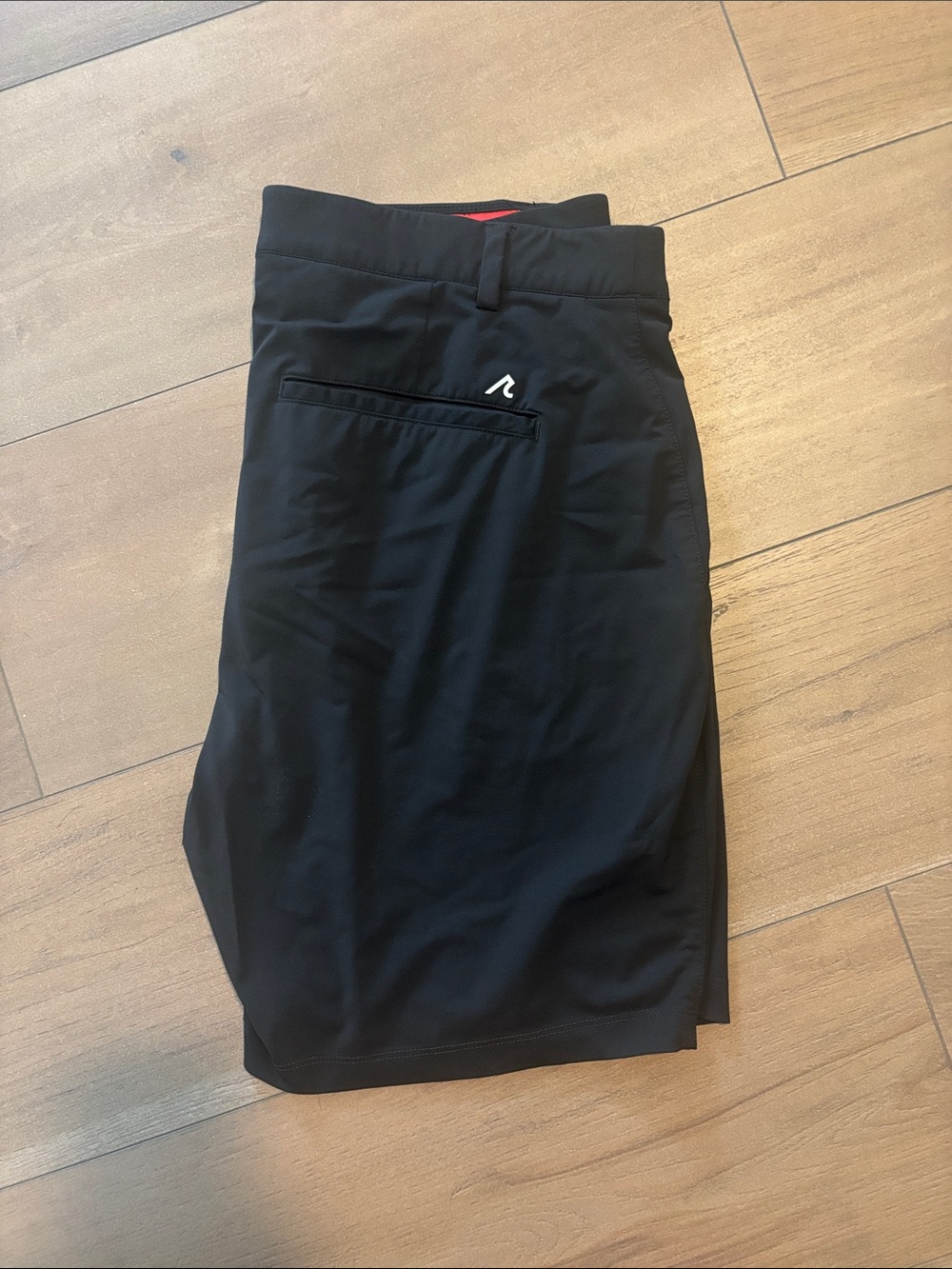 Black Redvanly Golf Shorts